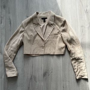 Women's Cropped Suit Jacket